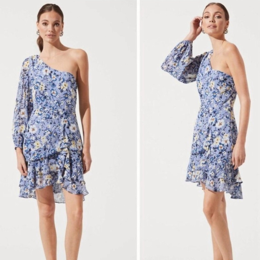 ASTR the Label Floral Ruffle Layered Dress